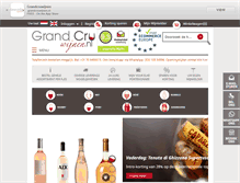 Tablet Screenshot of grandcruwijnen.nl